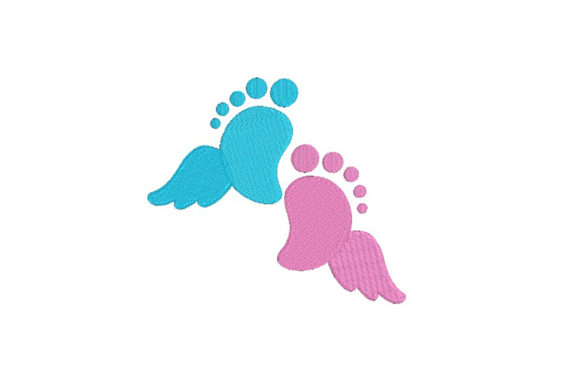 Baby's Legs with Wings