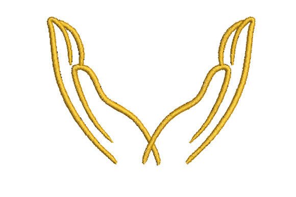 Buddha s Hand Embroidery Design