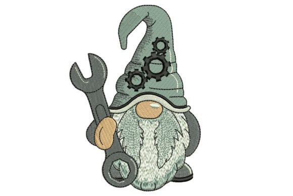 Mechanic Gnome Embroidery Review