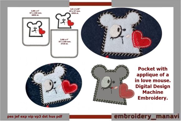 Mouse in Love Embroidery Review