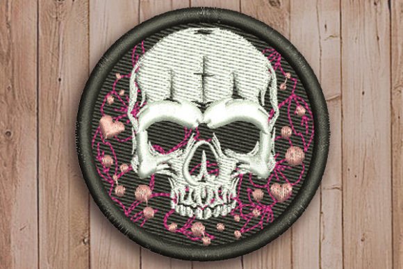 Skull in Circle Embroidery Design Review