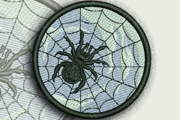 Spider Webs Embroidery Design